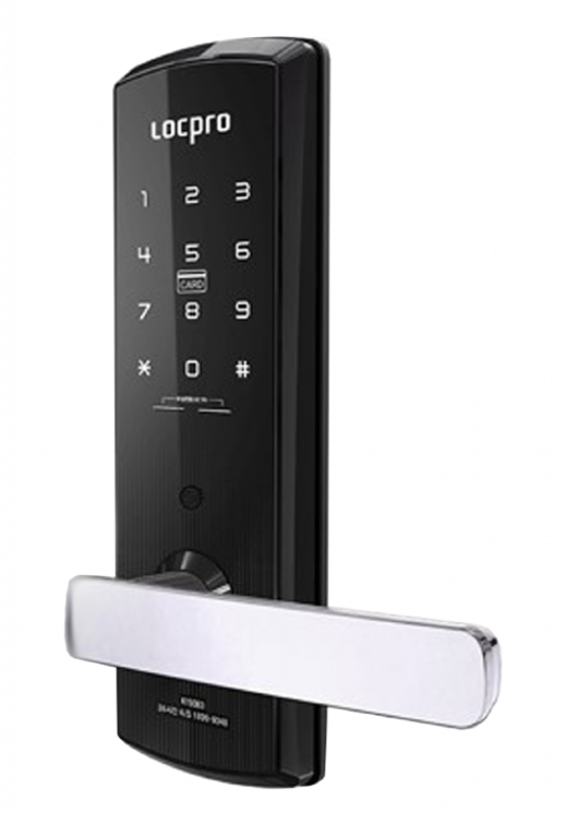 Врезной электронный дверной замок LocPro K150B3